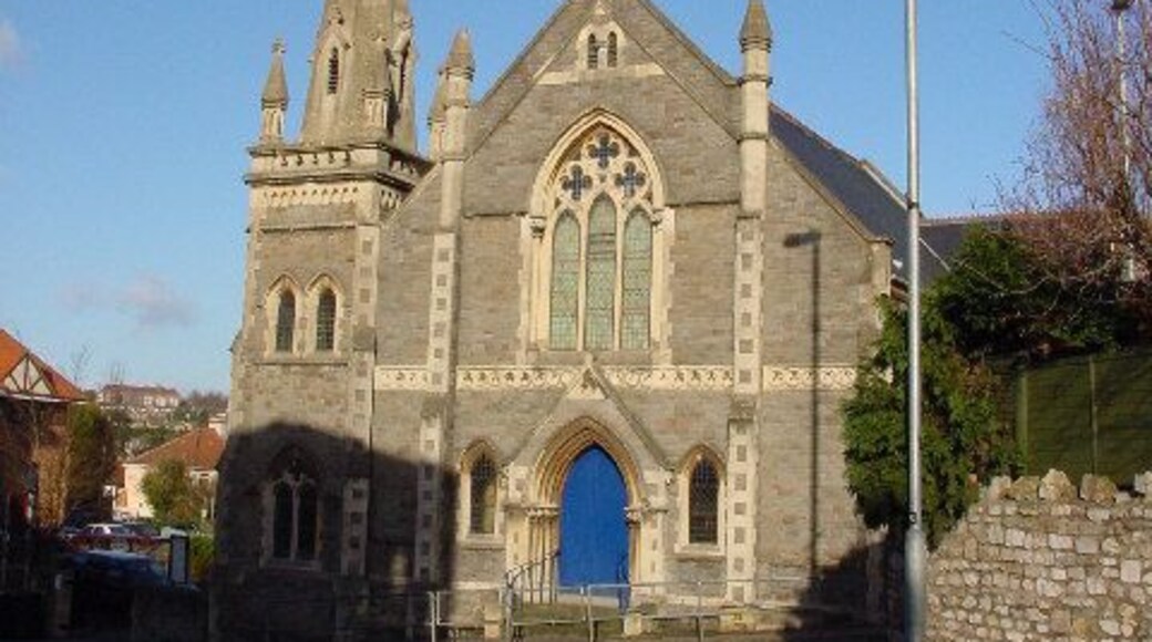 Westbury-on-Trym Methodist Church. Originally built in 1889, it replaced an older chapel that had been used by the congregation.