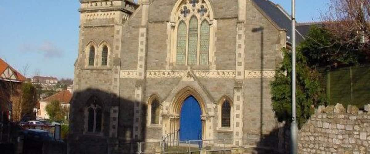 Westbury-on-Trym Methodist Church. Originally built in 1889, it replaced an older chapel that had been used by the congregation.