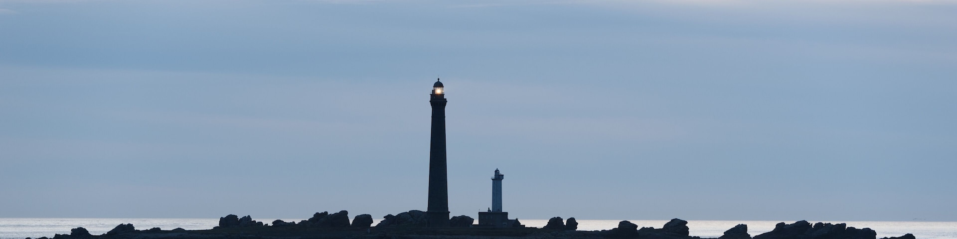 Lighthouses, Ile Vierge France, Brittany, Department Finistere