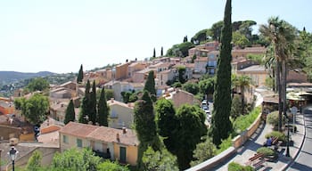 Village of Bormes-les-Mimosas in the Var department Provence-Alpes-Côte d'Azur France
