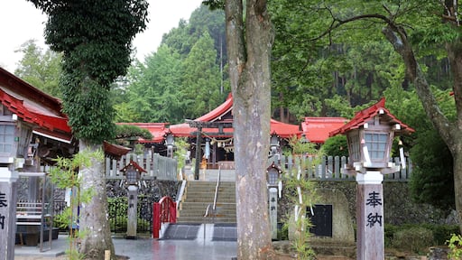 Iwanuma, Miyagi Prefecture, Japan, August 14, 2024.The scenery around Kinhebi-sui Shrine.