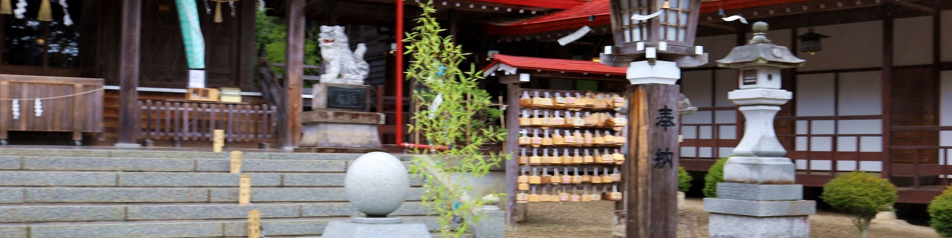 Iwanuma, Miyagi Prefecture, Japan, August 14, 2024.The scenery around Kinhebi-sui Shrine.