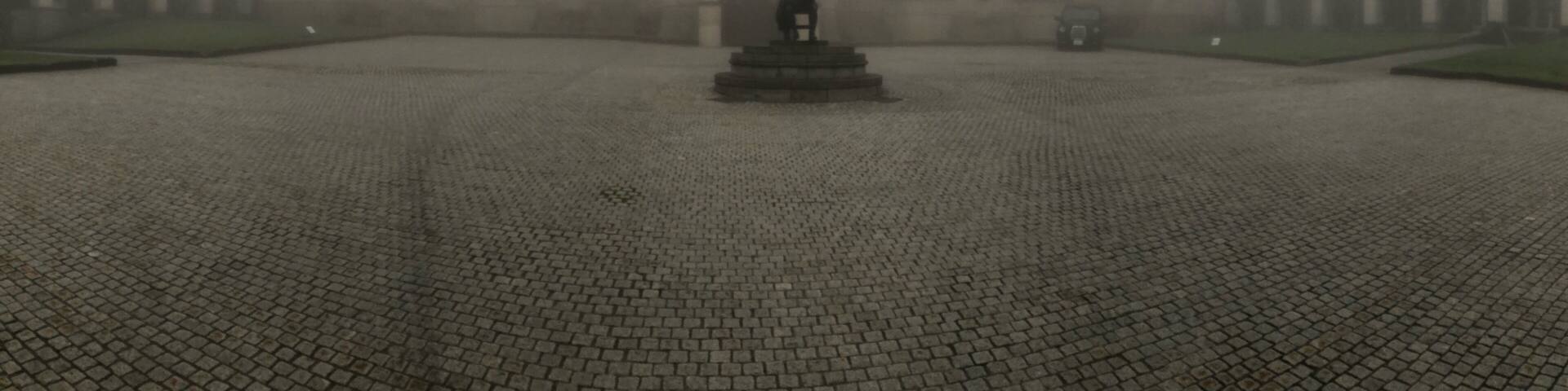 Foggy early morning... This romantic building is in Fukushima, Japan.