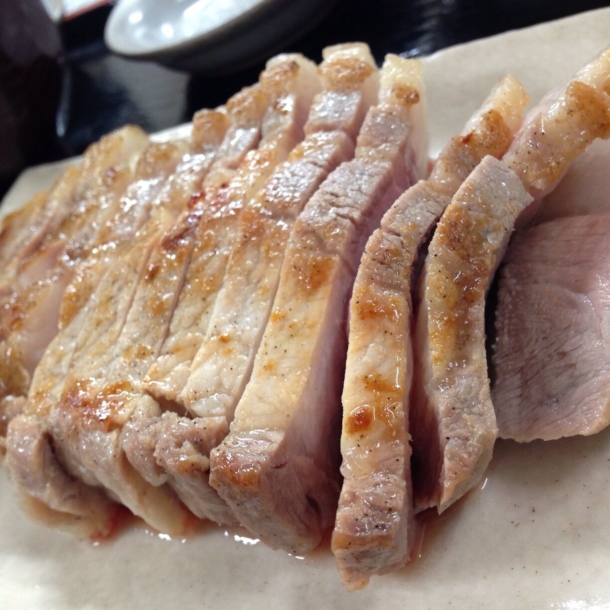 六白黒豚ステーキ