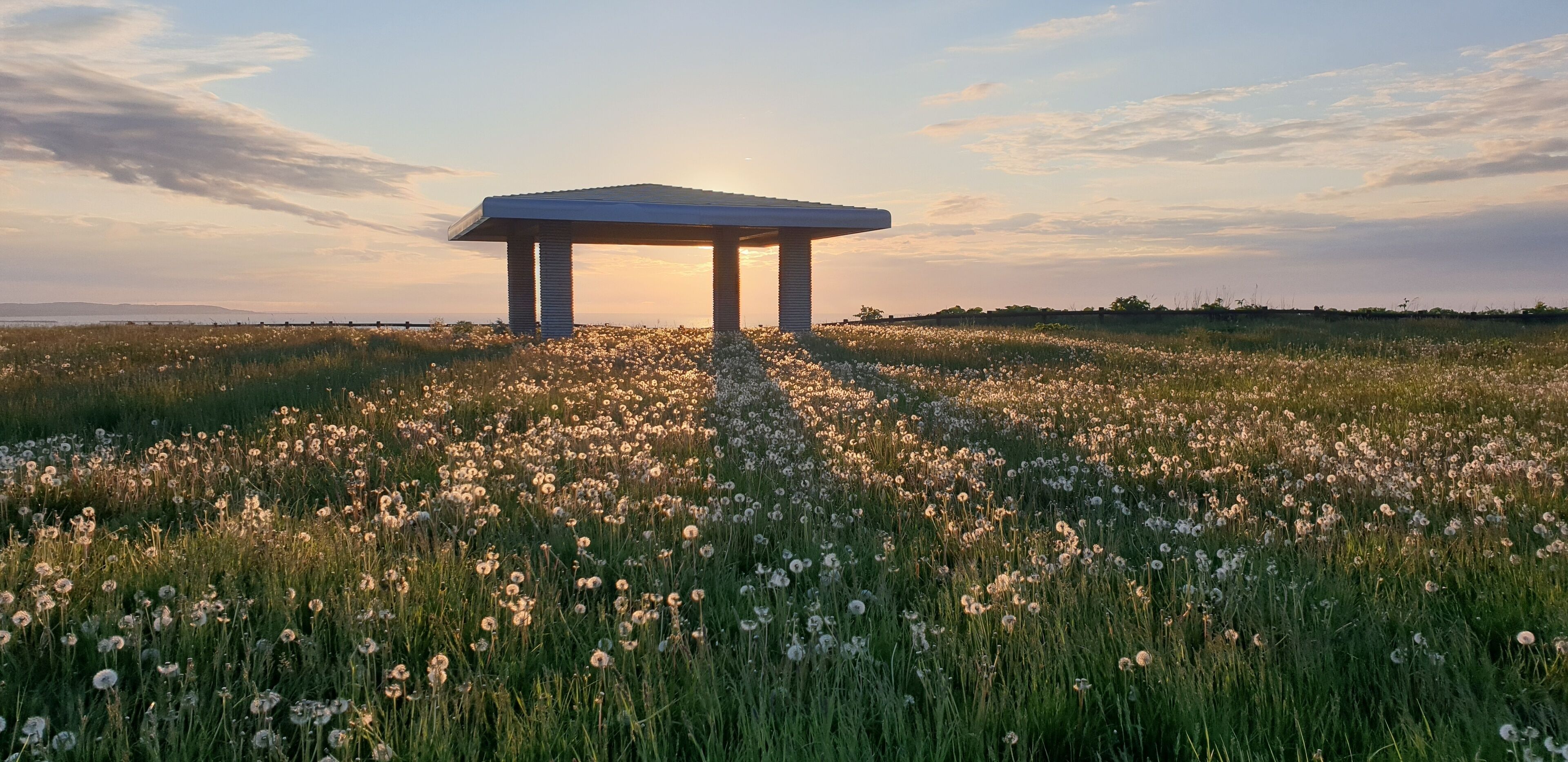 Sunset in Ishikari Japan