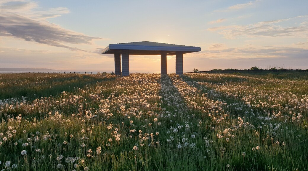 Sunset in Ishikari Japan