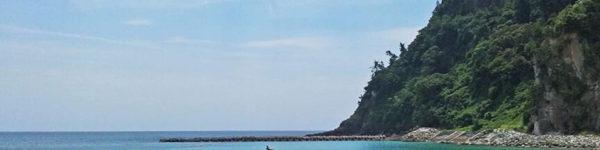 Okinoshima/Dogo Island is lined with beaches - some with facilities and some wild and deserted. #beachtips