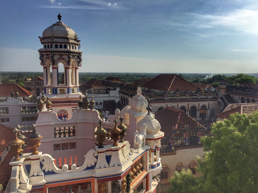 These striking mansions are a major draw in the Chettinad area of Tamil Nadu. #chettinad