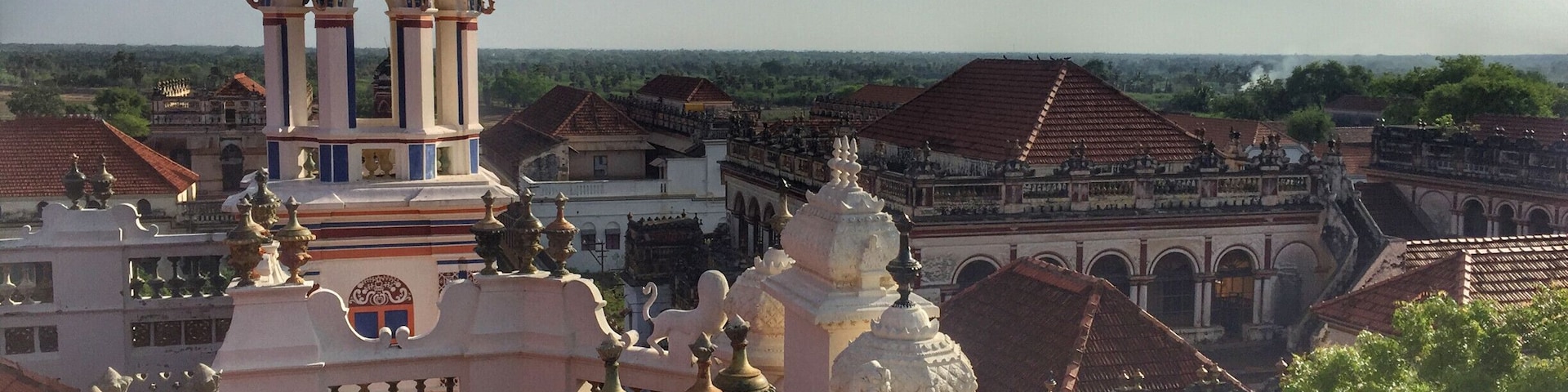 These striking mansions are a major draw in the Chettinad area of Tamil Nadu. #chettinad
