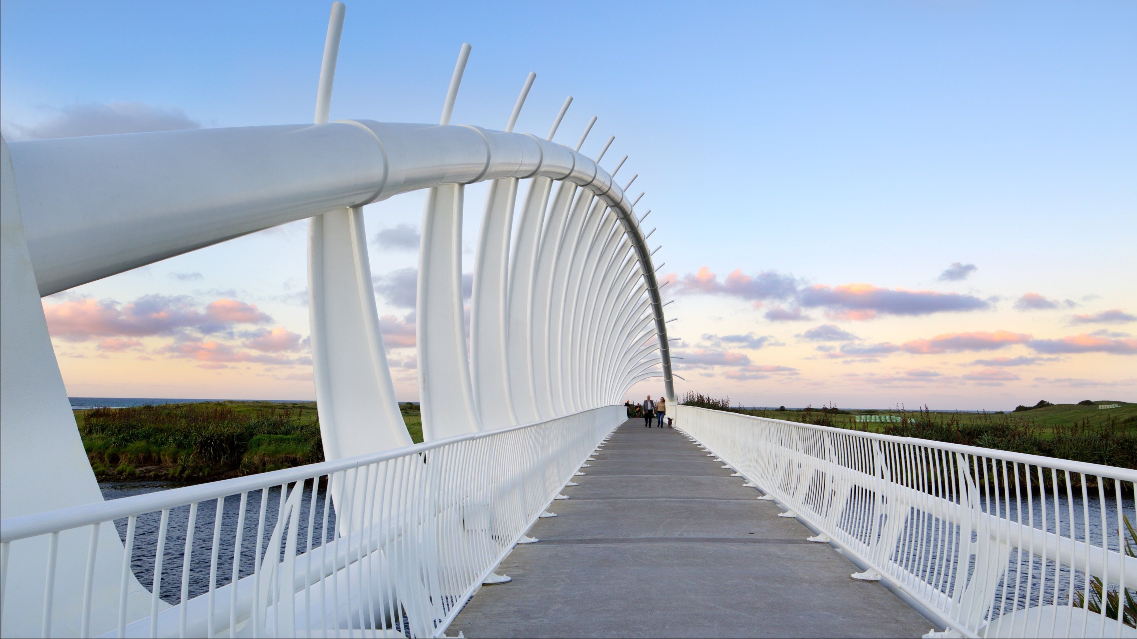 North Island featuring modern architecture and a bridge