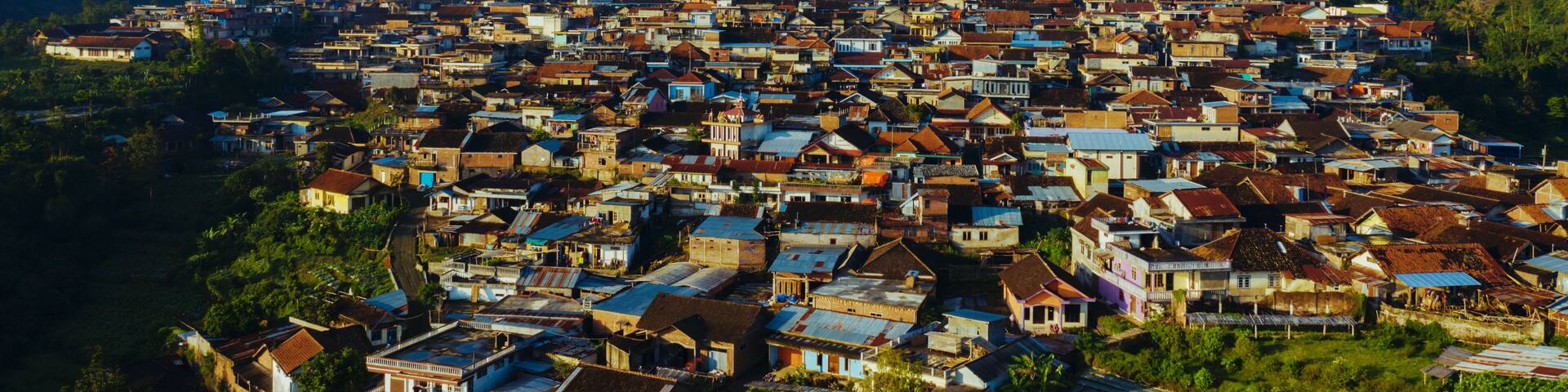 A small and peaceful village hidden in the Sumbing mountains