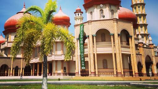 Stopped by a beautiful mosque.