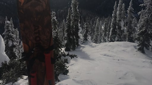 Clouds above and a deep glacial lake below, Lake Quesnel is the most pristine wilderness in Canada 🇨🇦 #aboveitall #winter