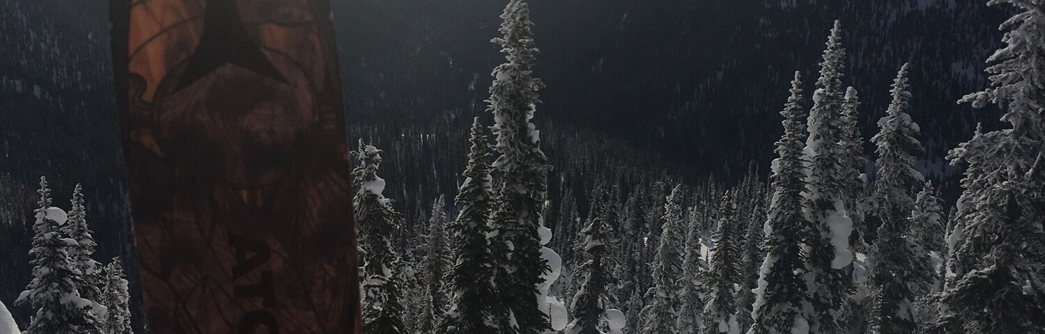 Clouds above and a deep glacial lake below, Lake Quesnel is the most pristine wilderness in Canada 🇨🇦 #aboveitall #winter