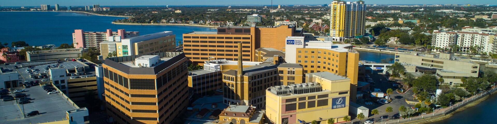 Tampa General Hospital aerial image