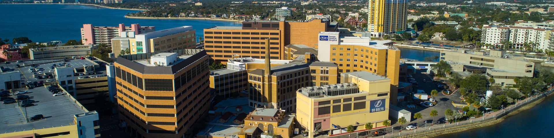 Tampa General Hospital aerial image