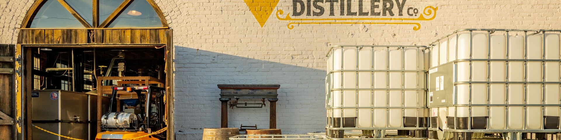 St. Augustine Distillery which includes signage