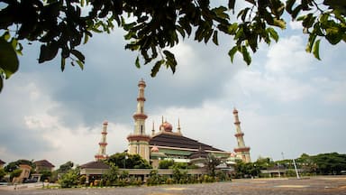 Masjid Raya Al-Bantani, The Great Mosque of Banten Province. Landmark of Serang city, the capital of Banten Province, Indonesia.