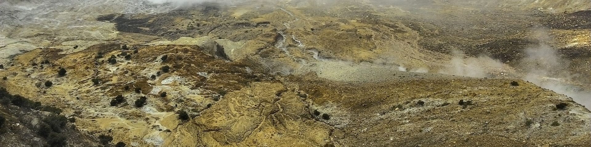View of Papandayan's Crater from Dead Forest (Hutan Mati). June 2015.