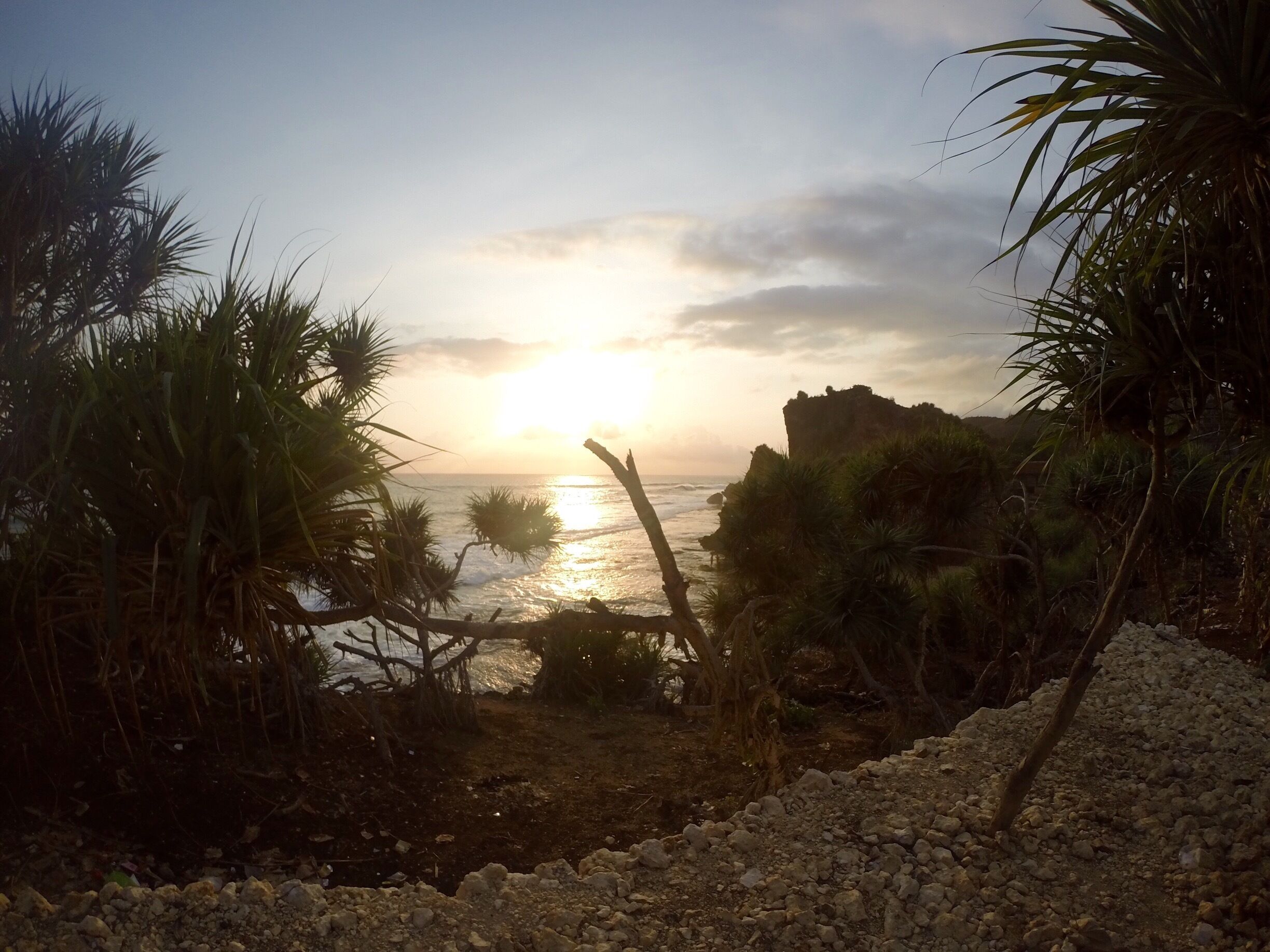 Sunset @pantai ngobaran