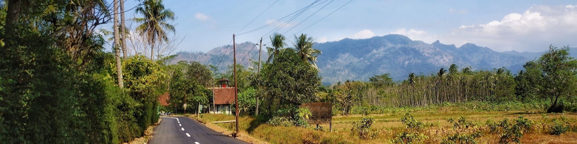 Village view/ panorama in Middle of Java - Indonesia