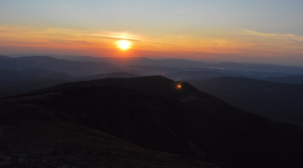 Sunset on Babia Góra