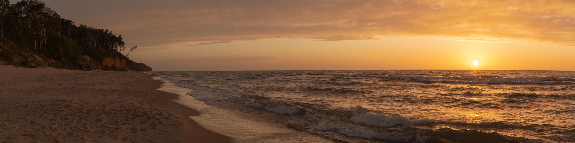 Sunset Wolin National Park - Poland Baltic Sea