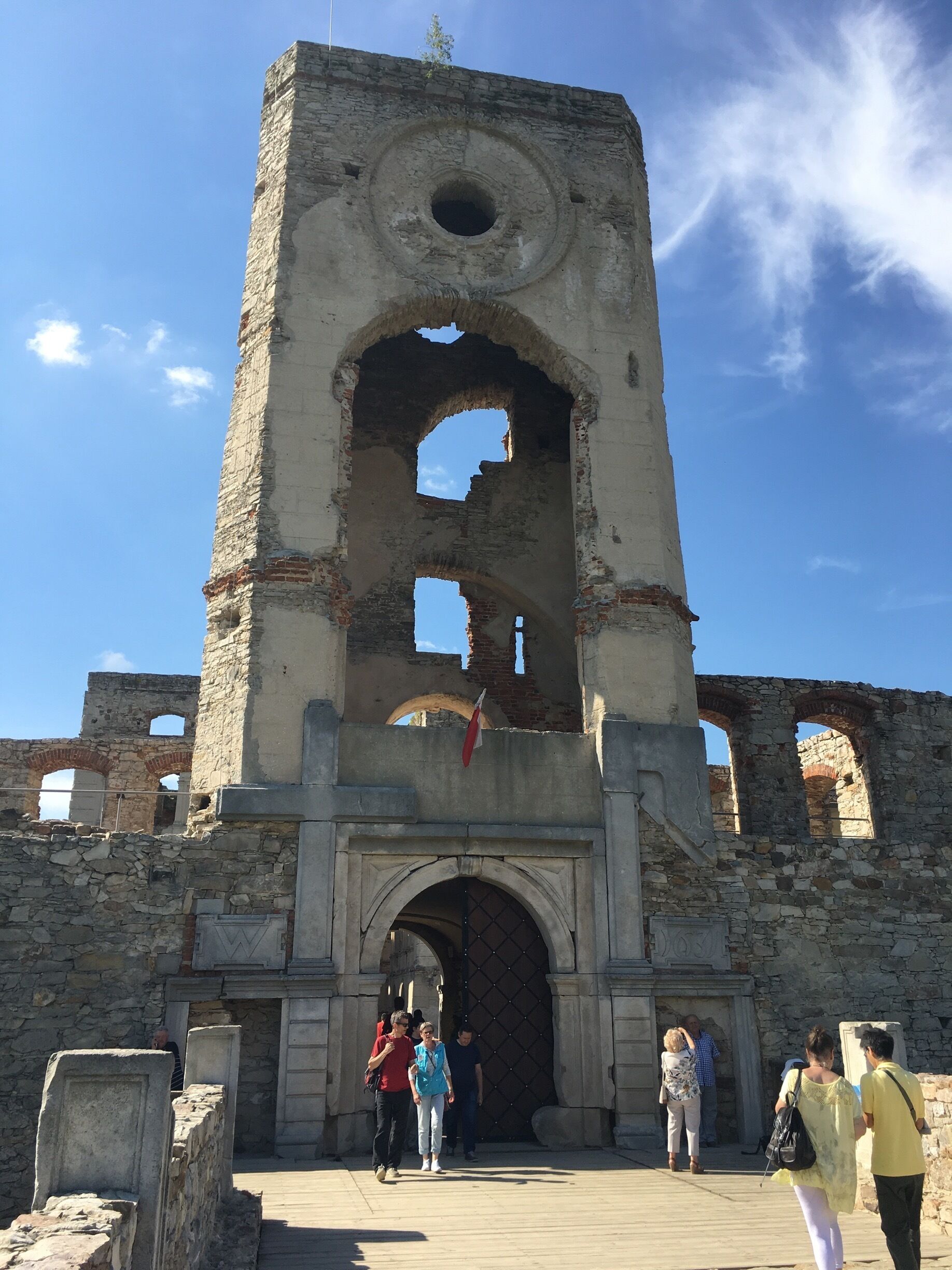 Krzyżtopór is a castle located in the village of Ujazd, Iwaniska commune, Opatów County, Świętokrzyskie Voivodeship, in southern Poland. It was originally built by a Polish nobleman and Voivode of Sandomierz, Krzysztof Ossoliński. 