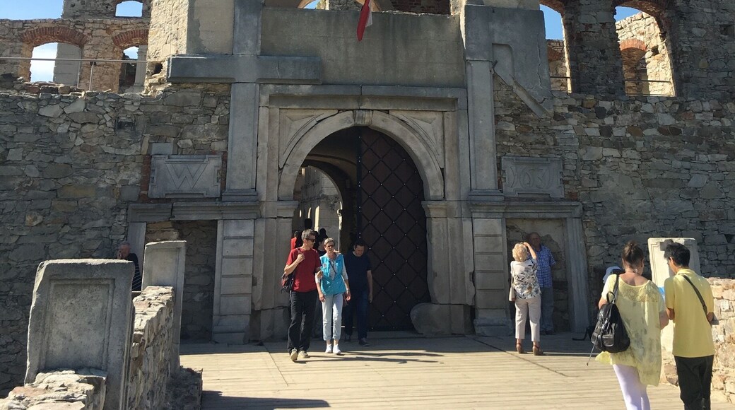Krzyżtopór is a castle located in the village of Ujazd, Iwaniska commune, Opatów County, Świętokrzyskie Voivodeship, in southern Poland. It was originally built by a Polish nobleman and Voivode of Sandomierz, Krzysztof Ossoliński.