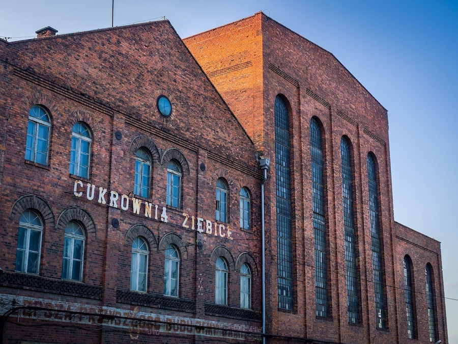 Old industrial area in Ziębice.