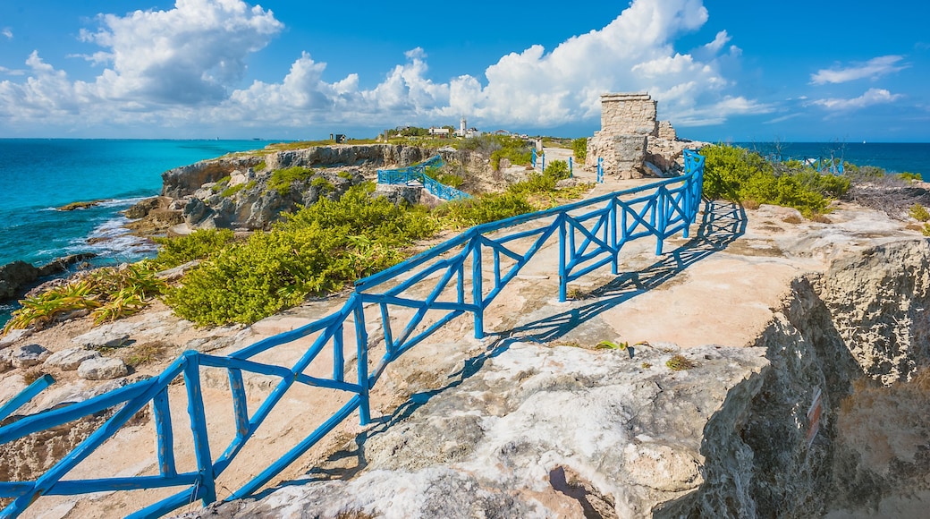 View on the southern tip of Isla Mujeres, Mexico
