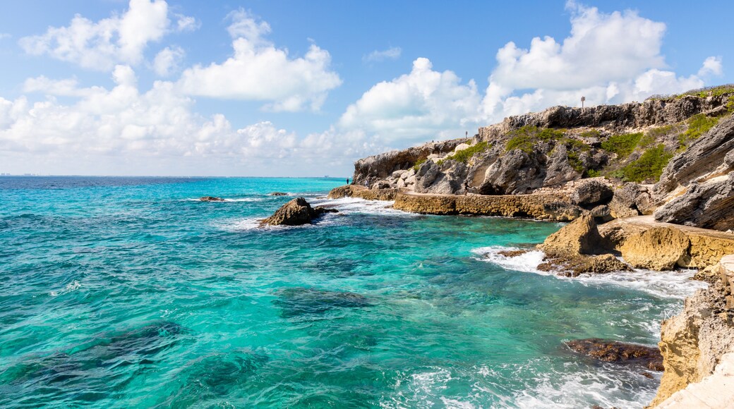 Vista desde Punta Sur en Isla Mujeres, Riviera Maya.