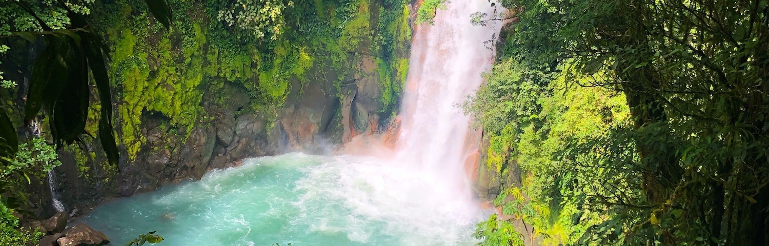 Look 👏🏾 at 👏🏾 this 👏🏾 view. About 2 hours into the jungle and this is where you end up. #adventure