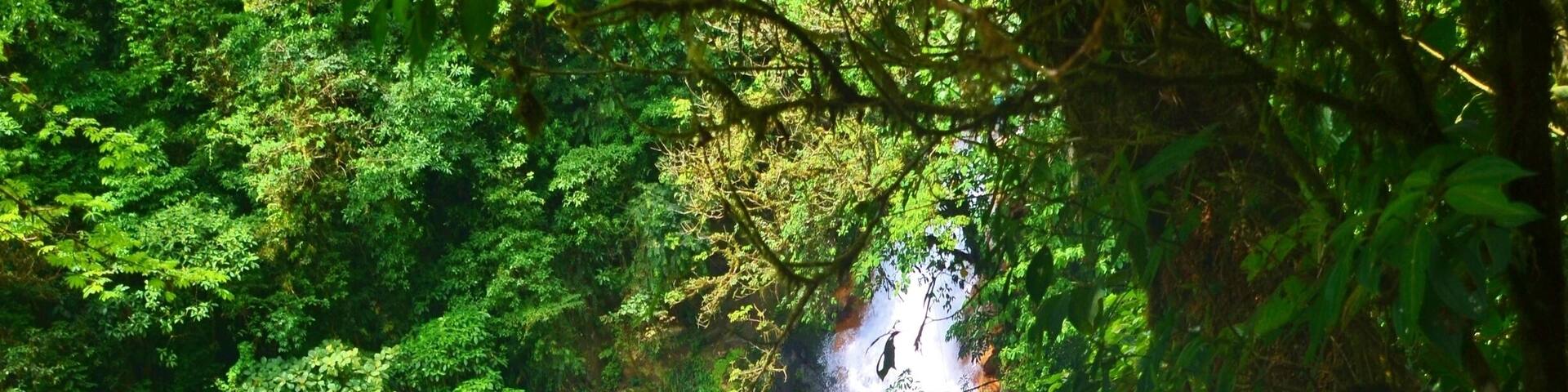 That water color? Totally real! No filter used on it! This waterfall is like something out of a fairy tale!