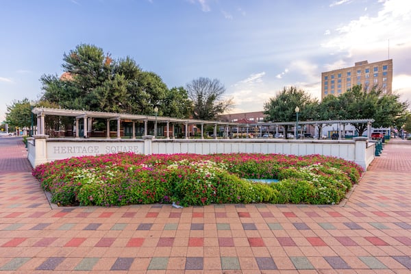 Heritage Square is a city park installed by Keep Waco Beautiful in Waco, Texas