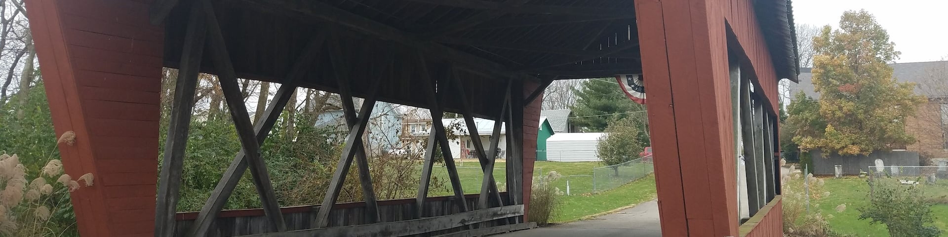 The Fletcher Covered Bridge.