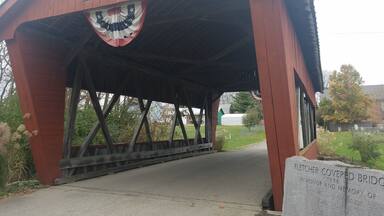 The Fletcher Covered Bridge.