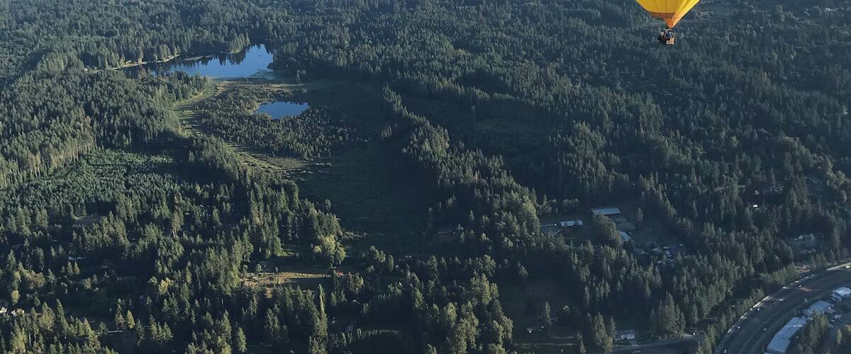 East side neighborhood - from the sky. Pure NW beauty. #lifeatexpedia