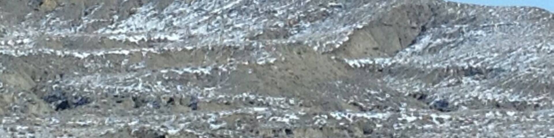 Along the highway between Casper and Edgerton, WY