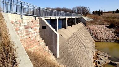 Historic Dam built at Split Rock Creek