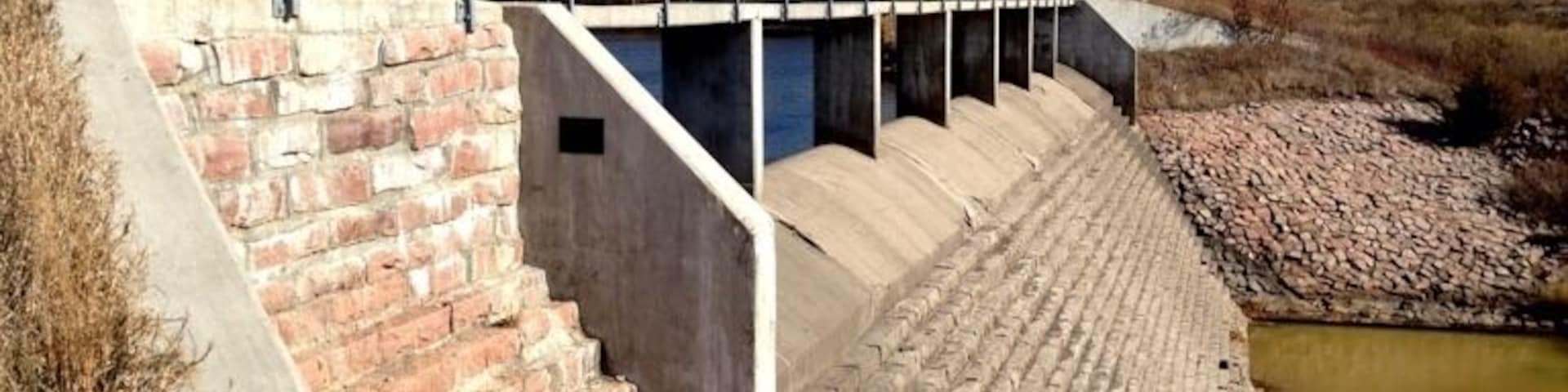 Historic Dam built at Split Rock Creek