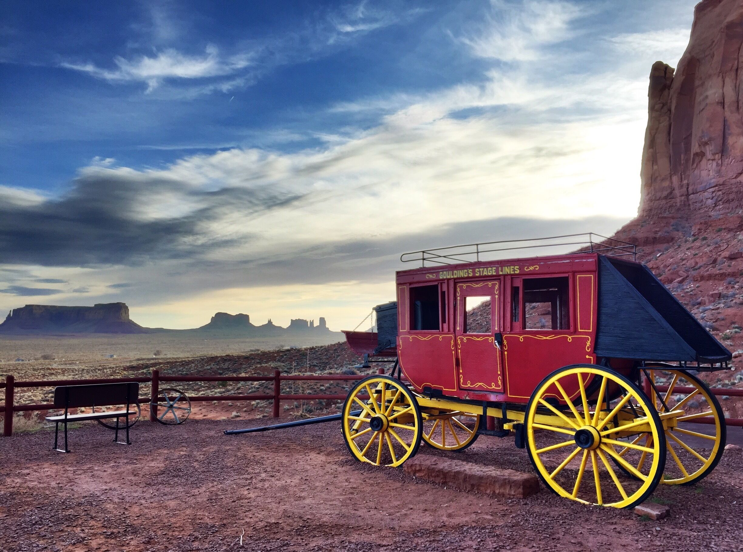 Great views of Monument Valley from Gouldings Lodge