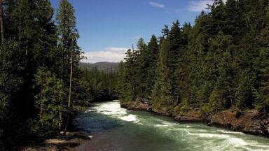 Drive along this aqua blue creek when driving Going to the Sun Road towards Logan Pass. There are hiking trails and pull offs to enjoy the creek more!