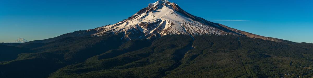 Mountain Peak Sunset - Oregon - Mt Hood