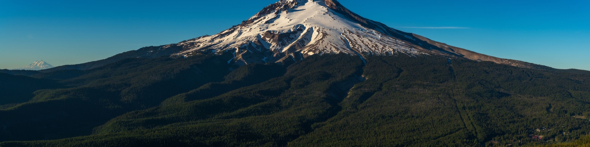 Mountain Peak Sunset - Oregon - Mt Hood
