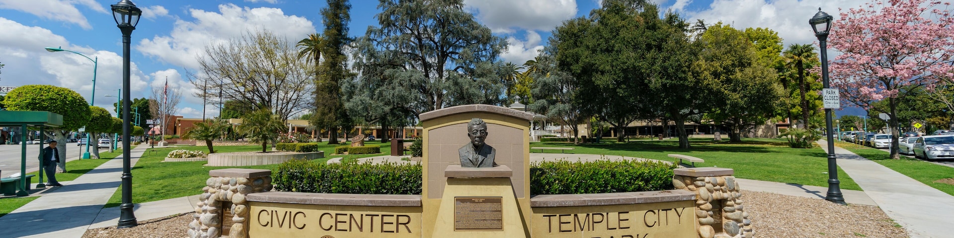Sign of Temple City Park