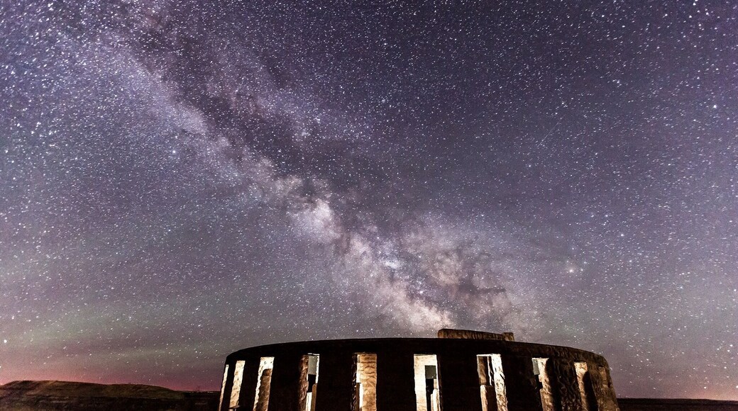 You can capture the Milky Way as its glides over this spectacular replica of Stonehenge. Beware. Many other photographers may join you for this escapade.
