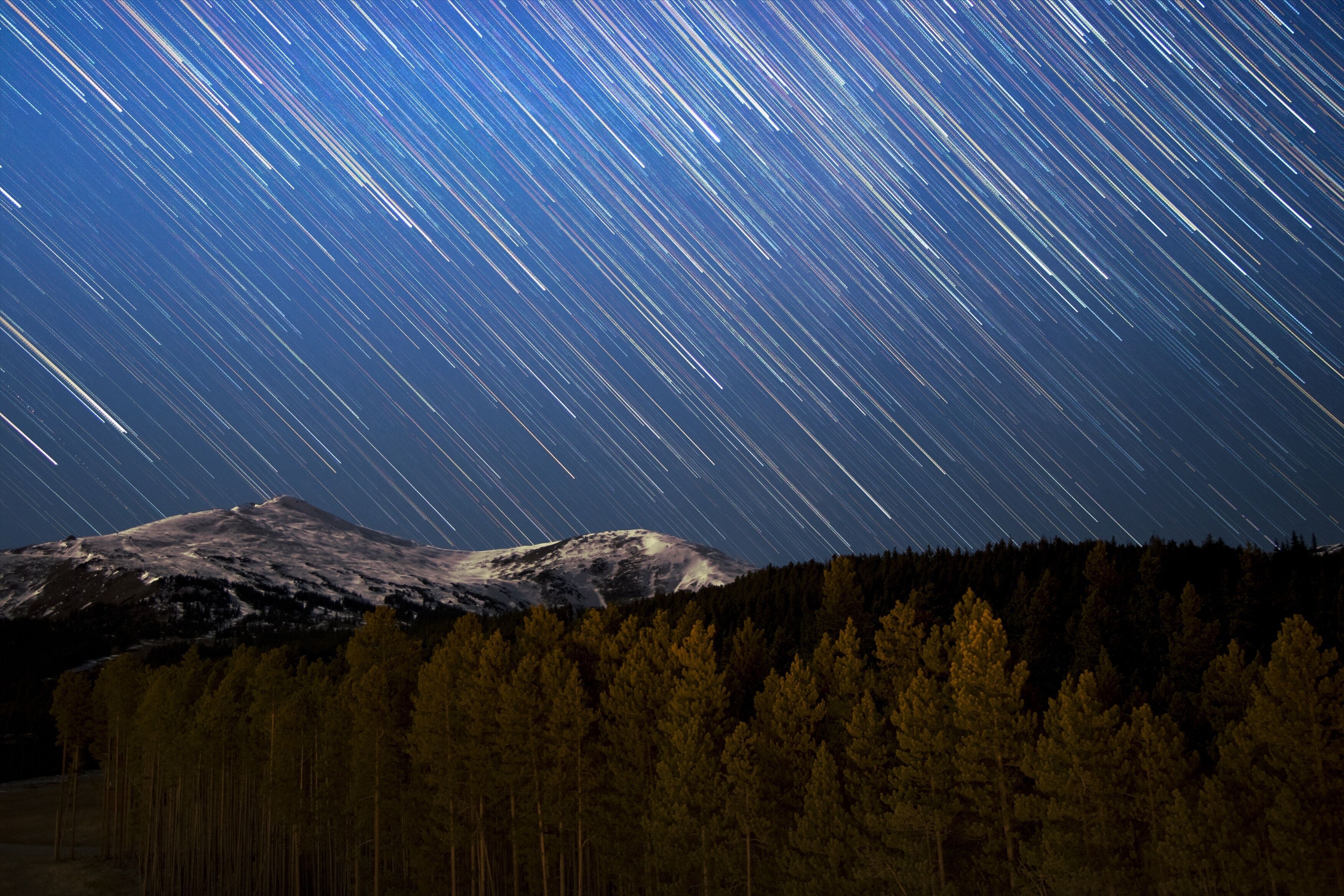 Star Trails over Breckenridge