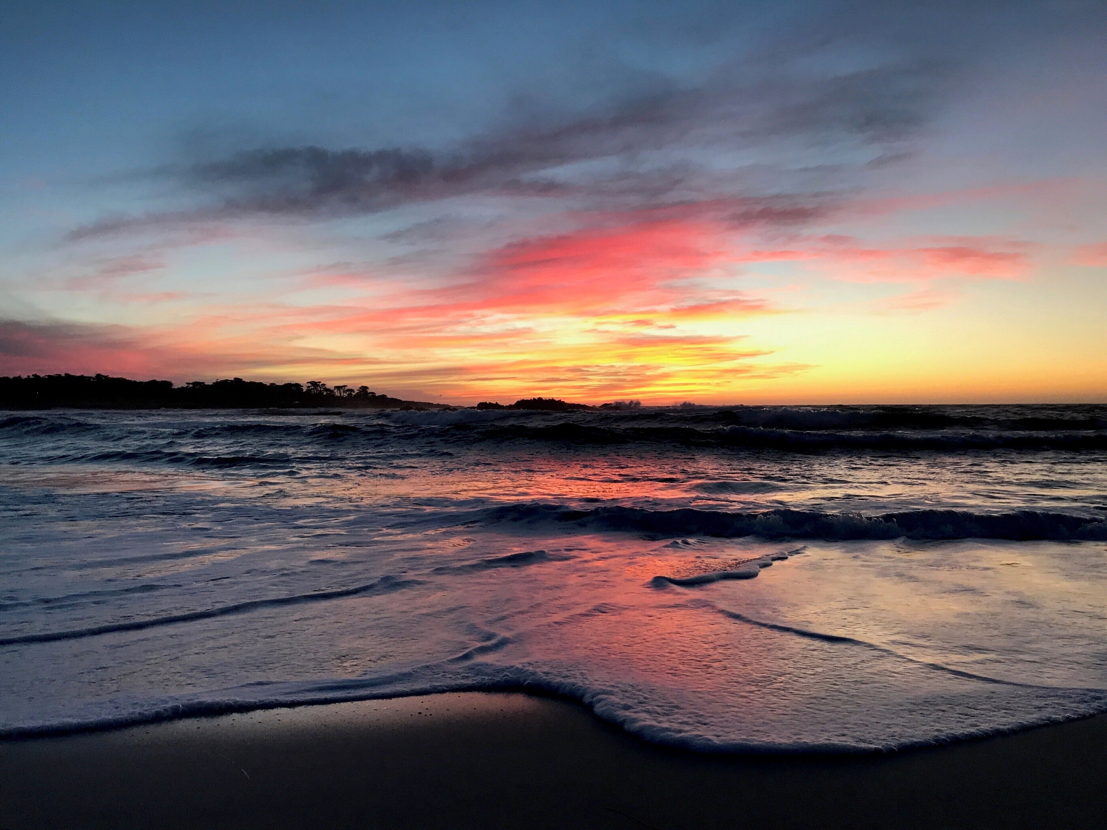 If you're ever in the Bay Area, do yourself a favor by driving along the California Coast down to the 17-mile-drive. I visited in early January, and the weather was perfect to witness amazing sunsets like this one. No filters needed for this photo. #LifeAtExpedia