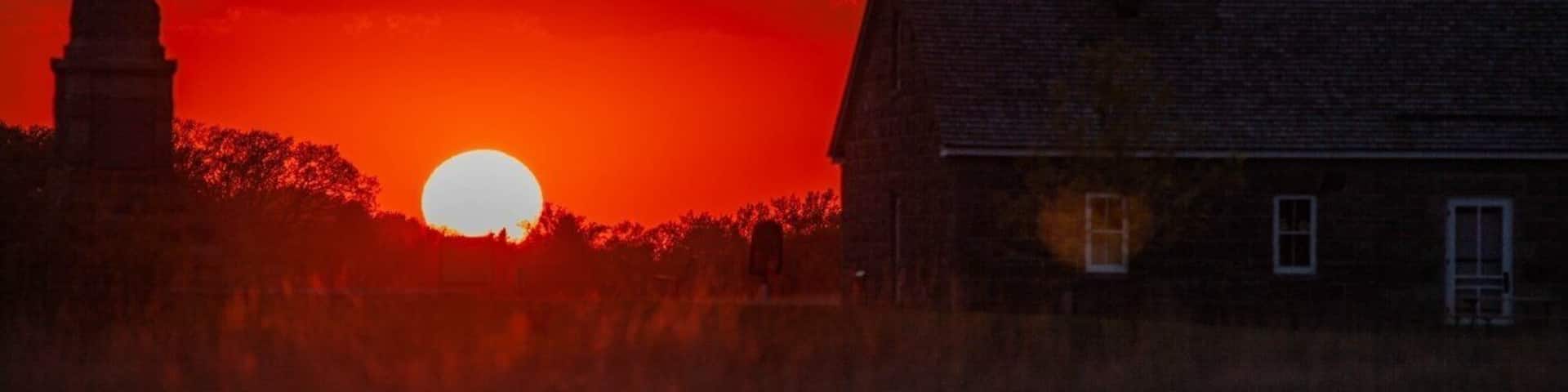 Sunset at fort ridgely, this place truly is beautiful